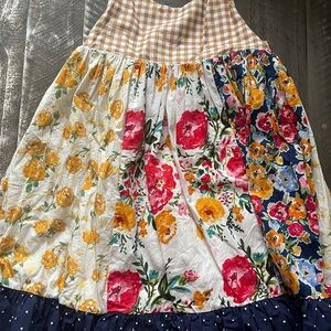 SweetHoney Multicolor Floral Patchwork Skirt